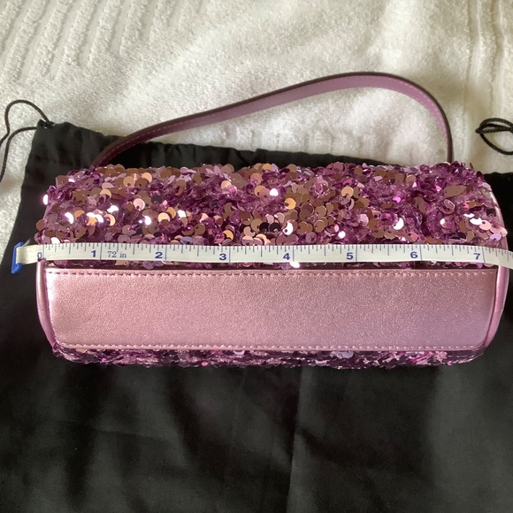 Coach Nolita Sequence Leather Barrel Small Bag Silver/ Lilac - Picture 14 of 16